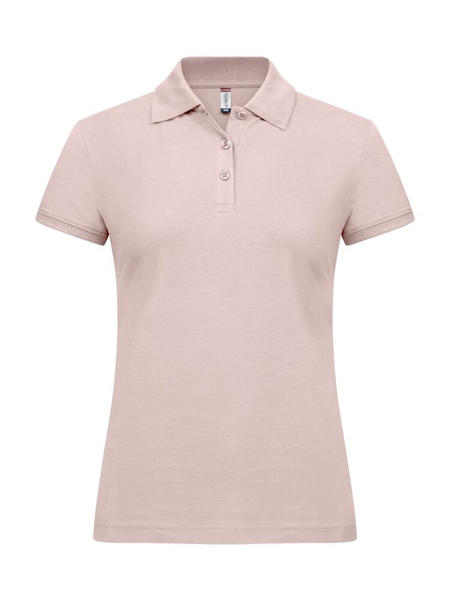 Clique Classic Marion S/S Polo Dames candy roze