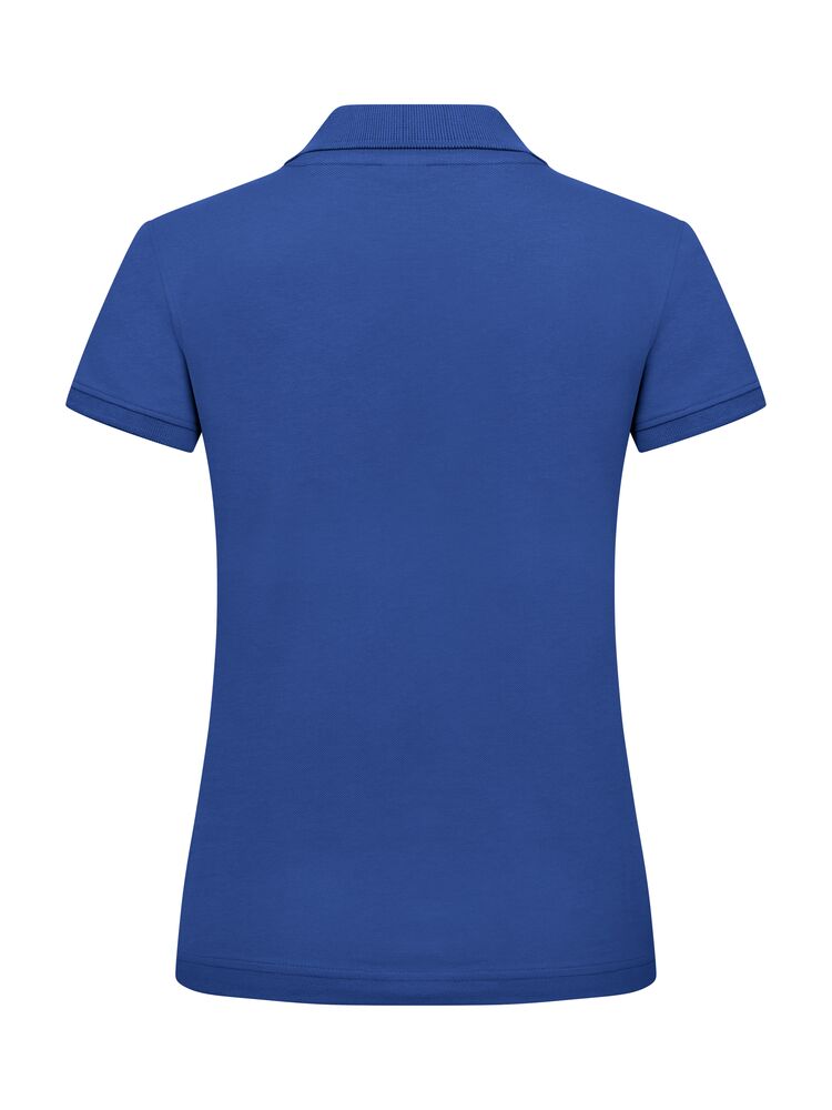 Clique Classic Marion S/S Polo Dames kobalt achterkant