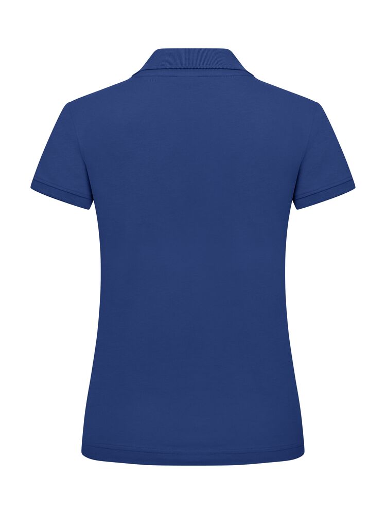 Clique Classic Marion S/S Polo Dames blauw achterkant