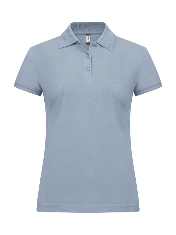 Clique Classic Marion S/S Polo Dames zachtblauw