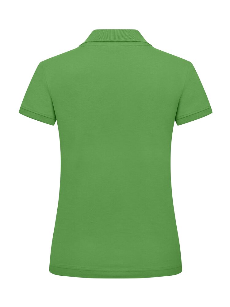 Clique Classic Marion S/S Polo Dames appelgroen achterkant