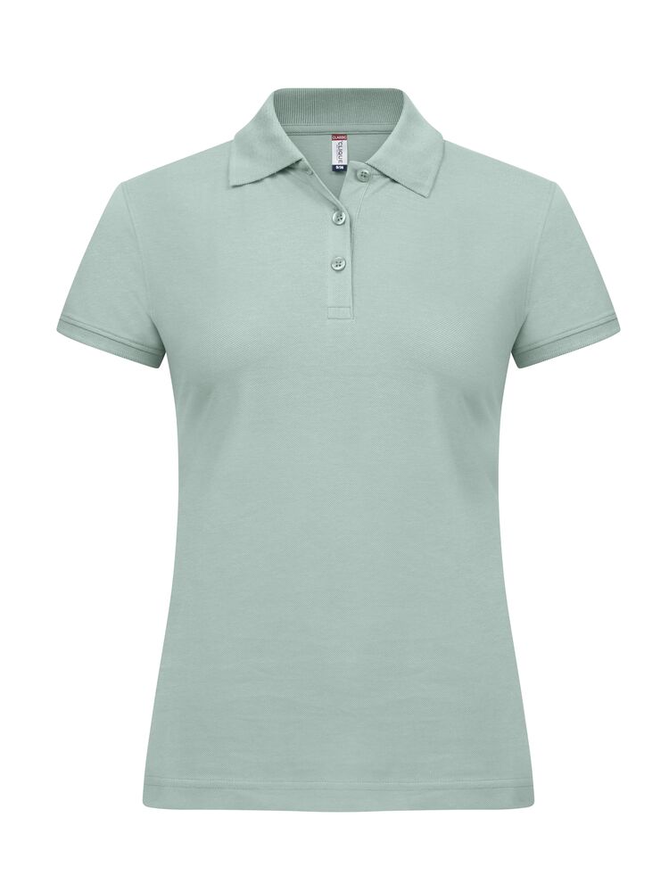 Clique Classic Marion S/S Polo Dames saliegroen