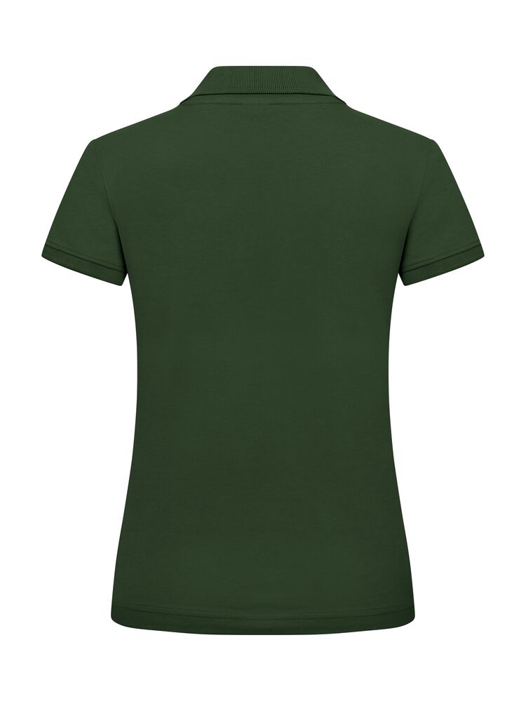 Clique Classic Marion S/S Polo Dames flessengroen achterkant