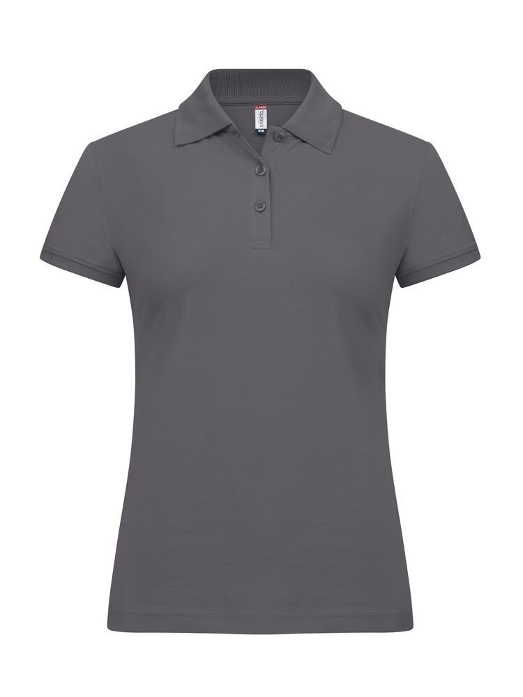 Clique Classic Marion S/S Polo Dames metaalgrijs