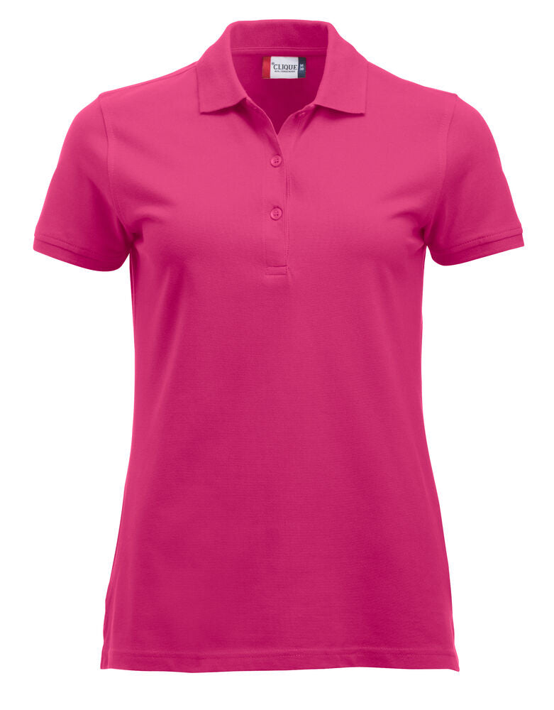 Clique Classic Marion S/S Polo Dames helder kersen