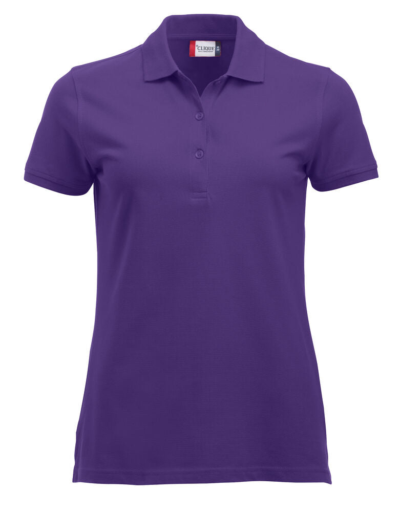 Clique Classic Marion S/S Polo Dames helder lila