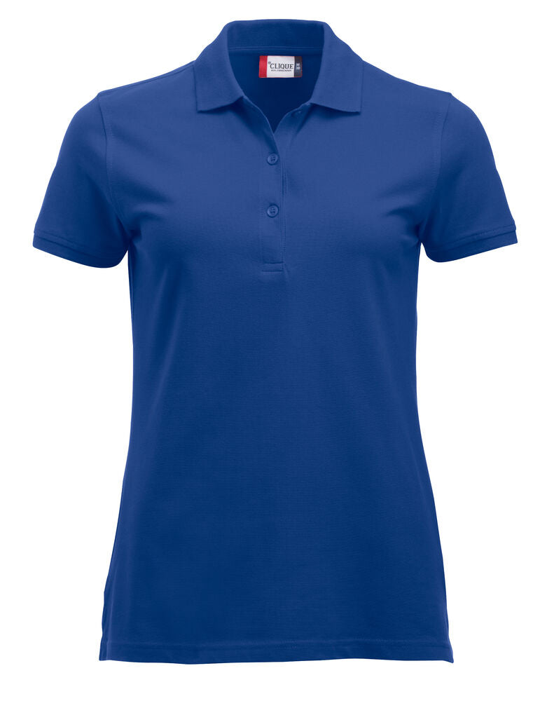 Clique Classic Marion S/S Polo Dames blauw
