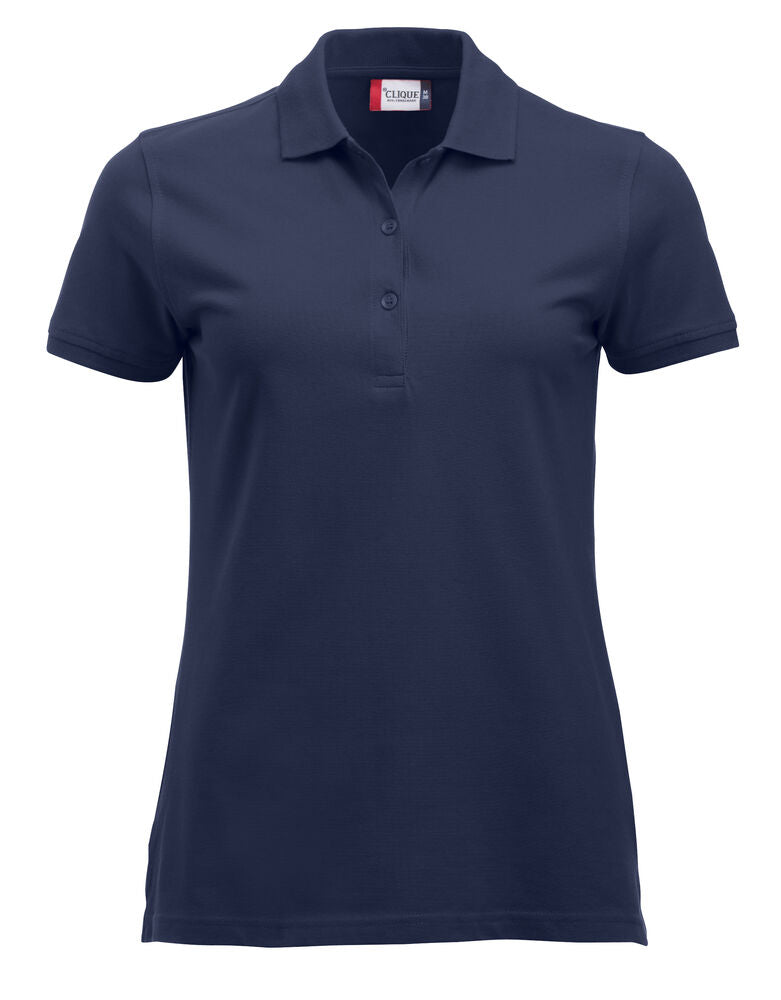 Clique Classic Marion S/S Polo Dames dark navy