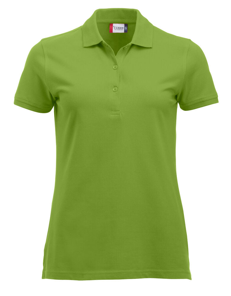 Clique Classic Marion S/S Polo Dames lichtgroen