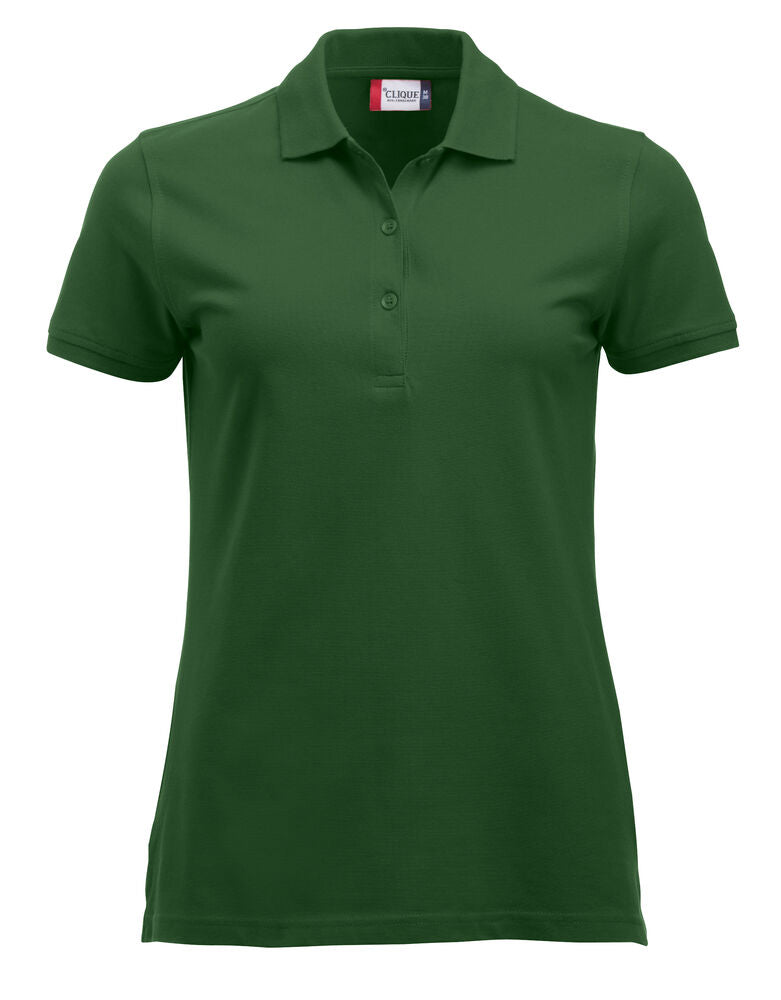 Clique Classic Marion S/S Polo Dames flessengroen