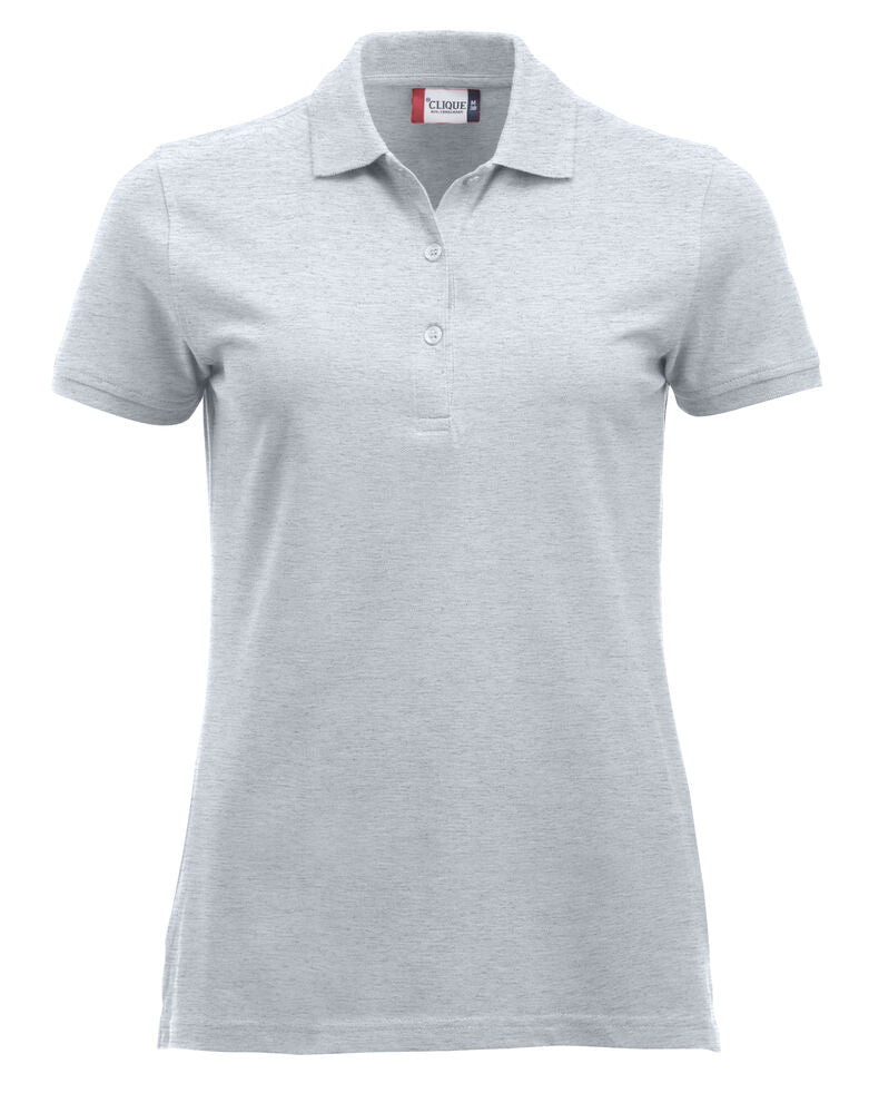 Clique Classic Marion S/S Polo Dames ash