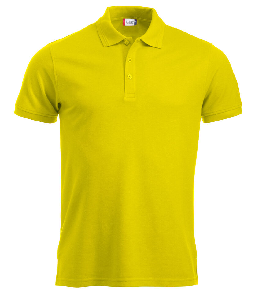 Clique Manhattan Polo Heren signaalgeel