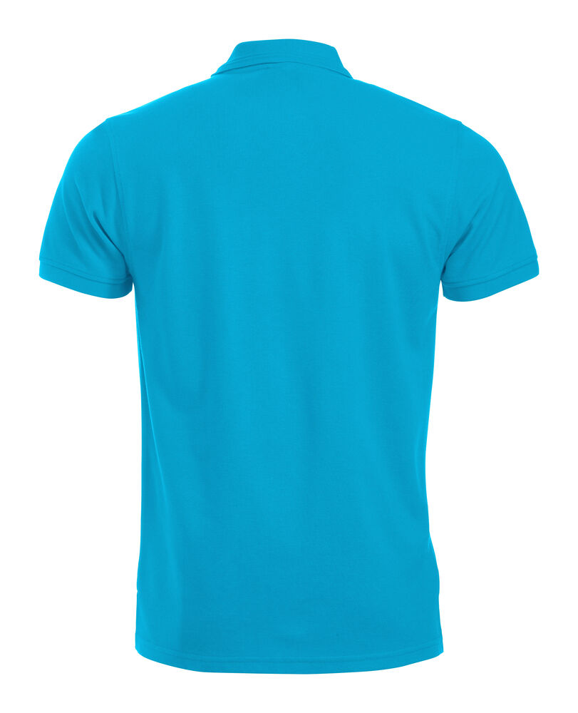 Clique Manhattan Polo Heren turquoise achterkant
