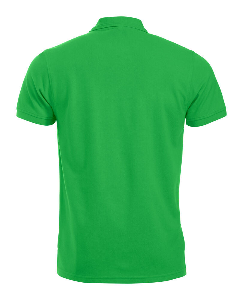 Clique Manhattan Polo Heren appelgroen achterkant