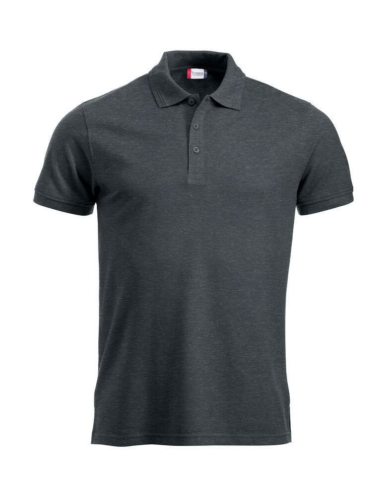 Clique Manhattan Polo Heren antraciet melange