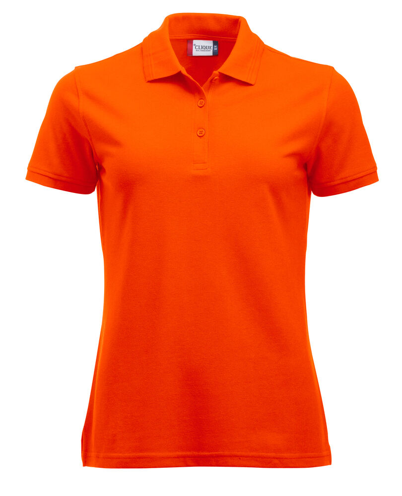 Clique Manhattan Polo Dames signaaloranje