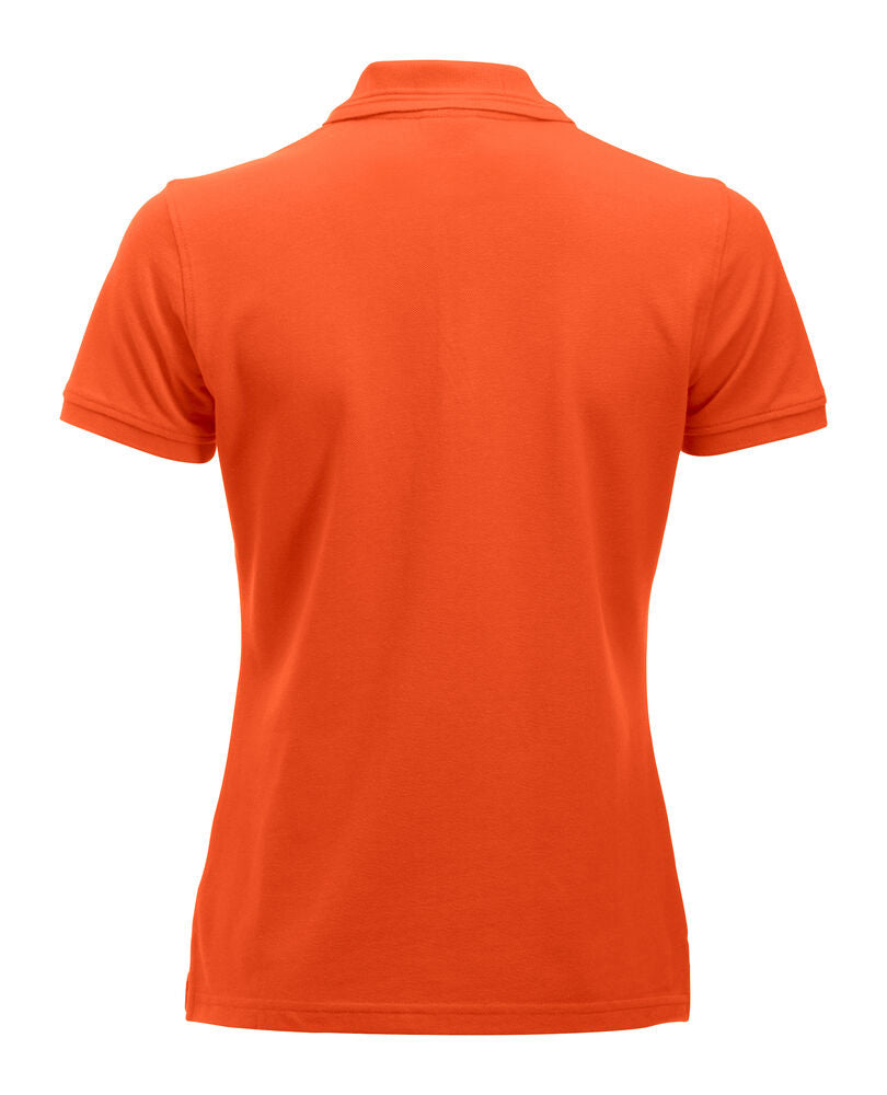 Clique Manhattan Polo Dames dieporanje achterkant