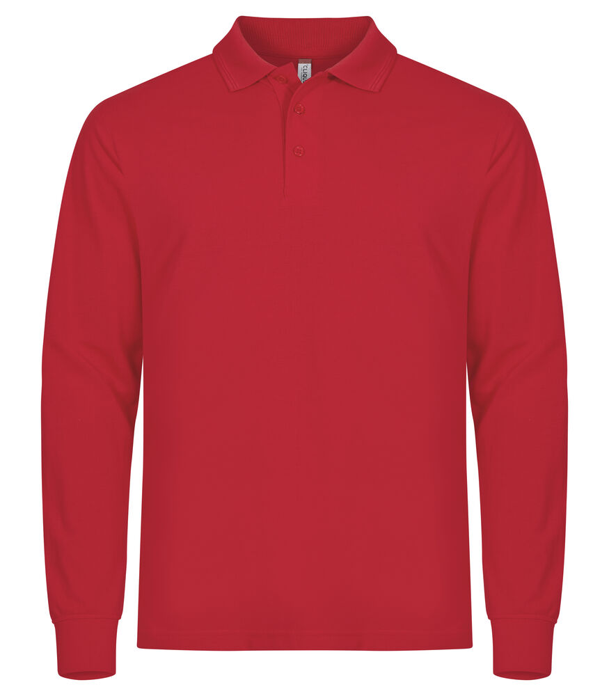 Clique Manhattan L/S Polo Heren rood