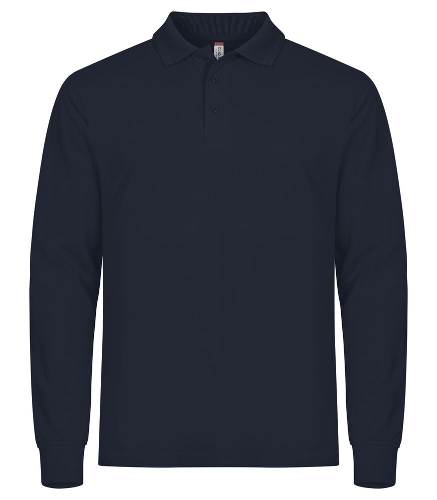Clique Manhattan L/S Polo Heren dark navy