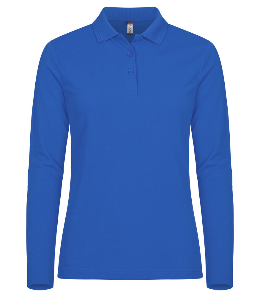 Clique Manhattan L/S Polo Dames kobalt