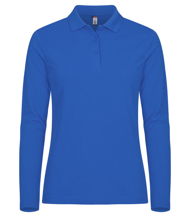 Clique Manhattan L/S Polo Dames kobalt