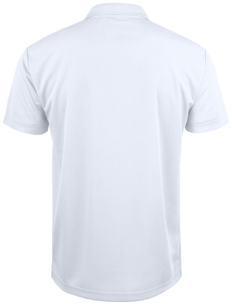 Clique Basic Active Polo wit achterkant