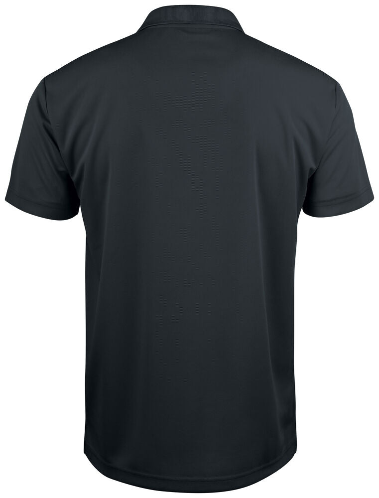 Clique Basic Active Polo zwart achterkant
