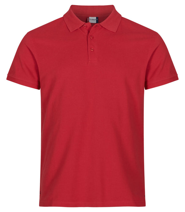 Clique Heavy Premium Polo Heren rood