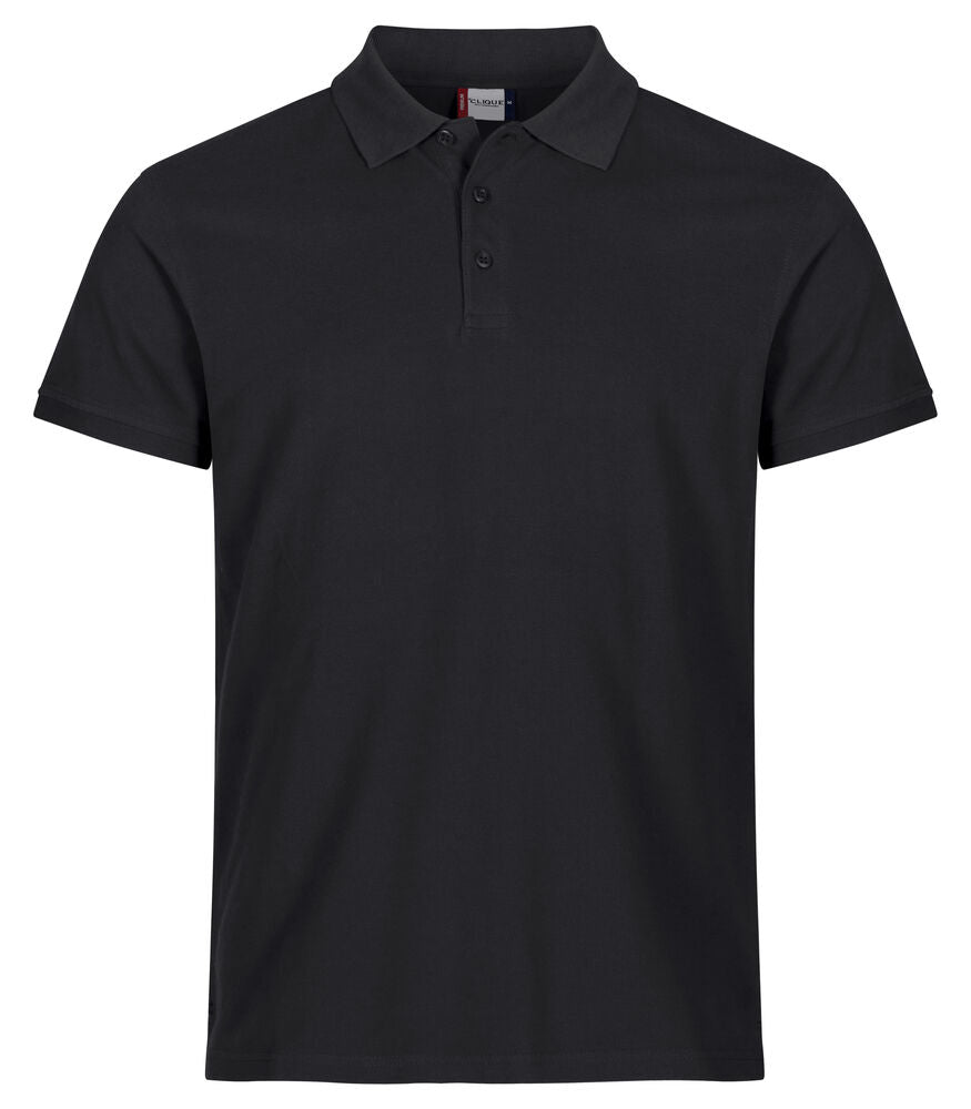 Clique Heavy Premium Polo Heren zwart