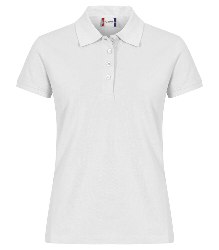 Clique Heavy Premium Polo Dames wit