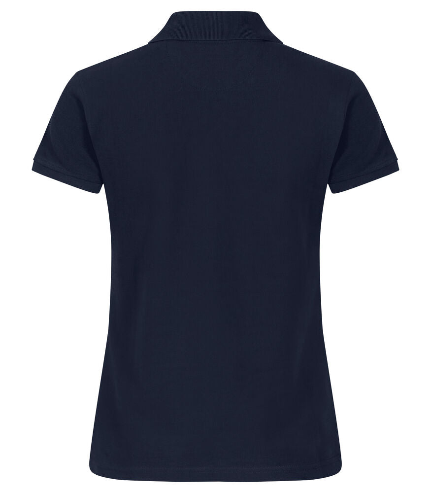 Clique Heavy Premium Polo Dames dark navy achterkant
