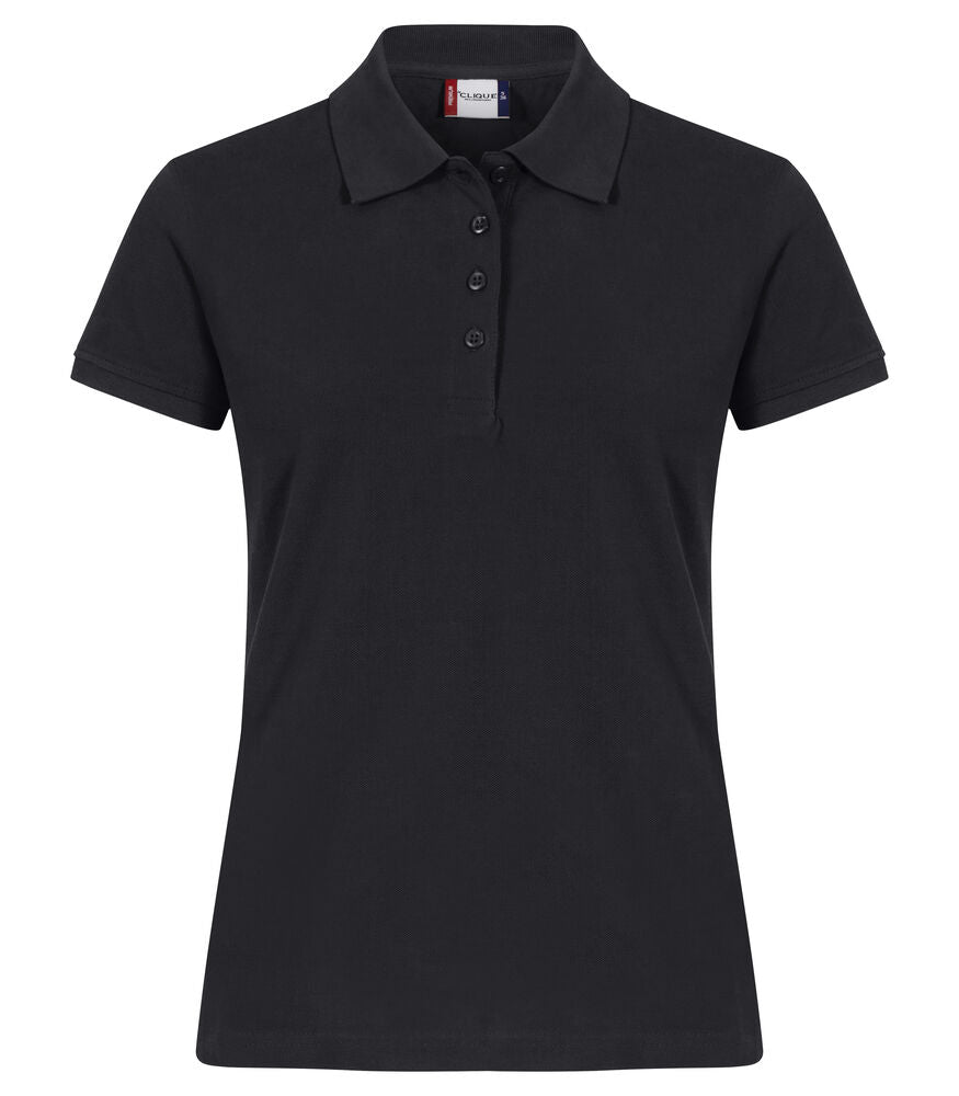 Clique Heavy Premium Polo Dames zwart