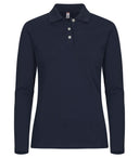 Clique Stretch Premium Long Sleeve Polo Women