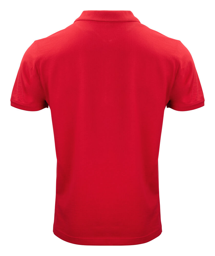 Clique Classic OC Polo Heren rood achterkant