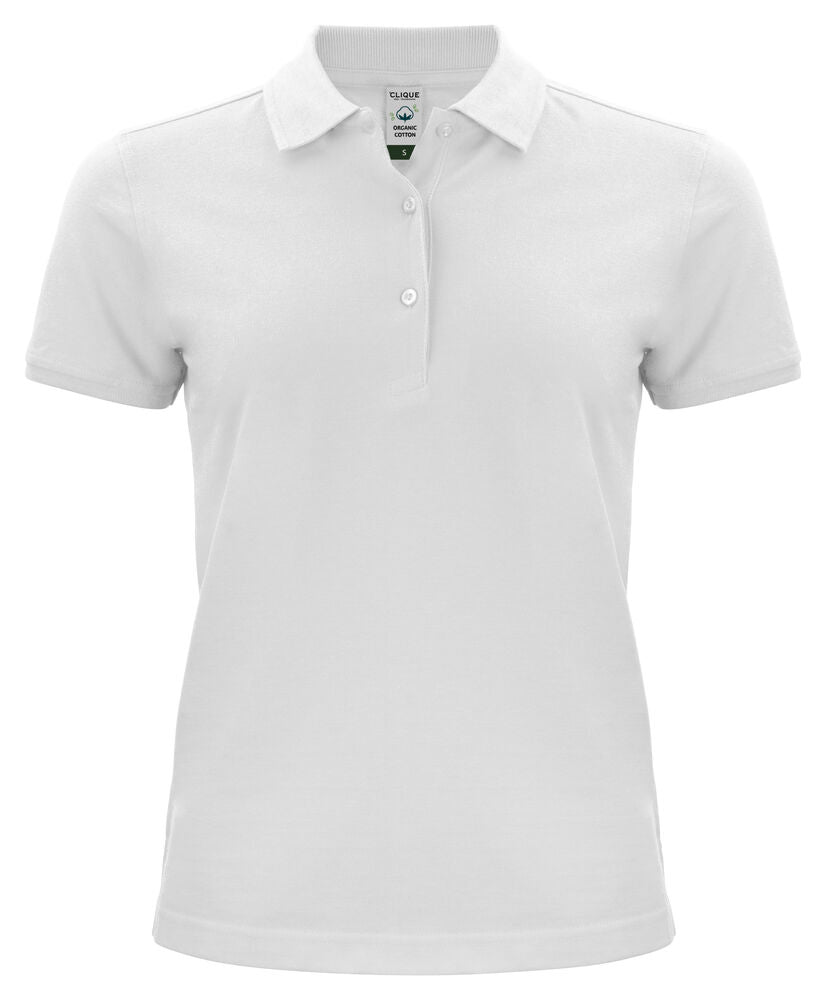 Clique Classic OC Polo Dames wit