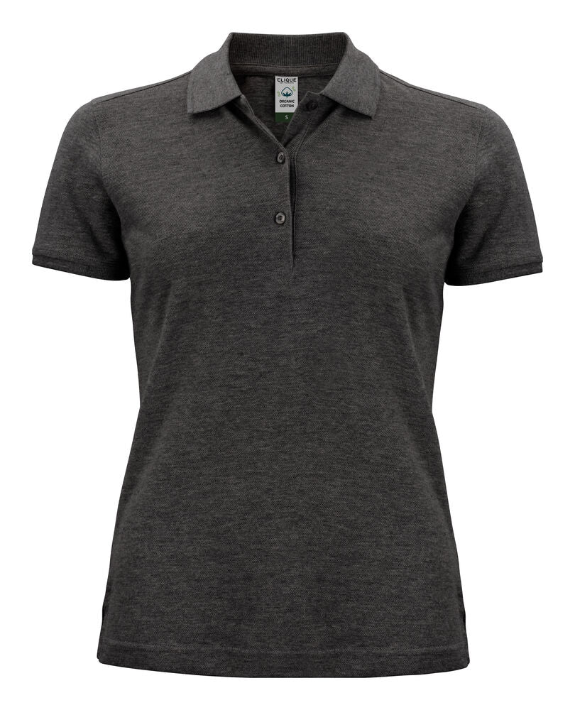 Clique Classic OC Polo Dames antraciet