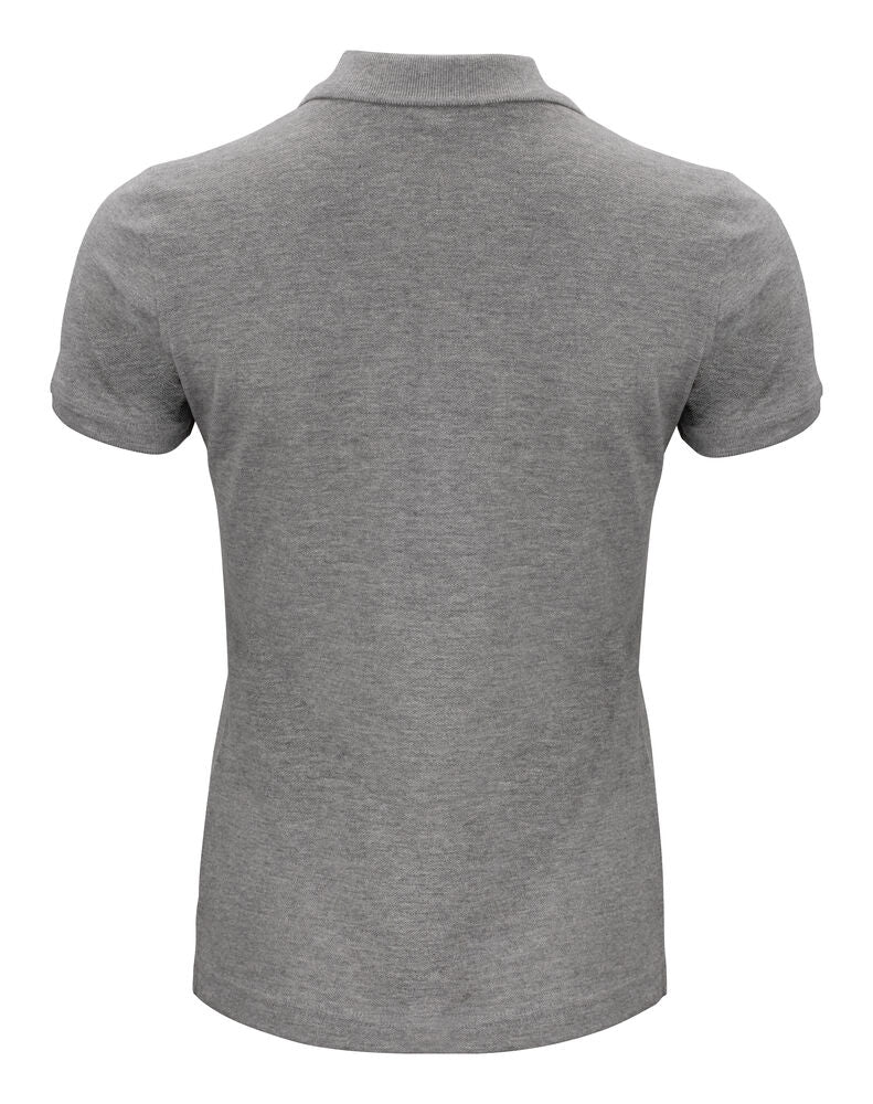 Clique Classic OC Polo Dames grijsmelange achterkant