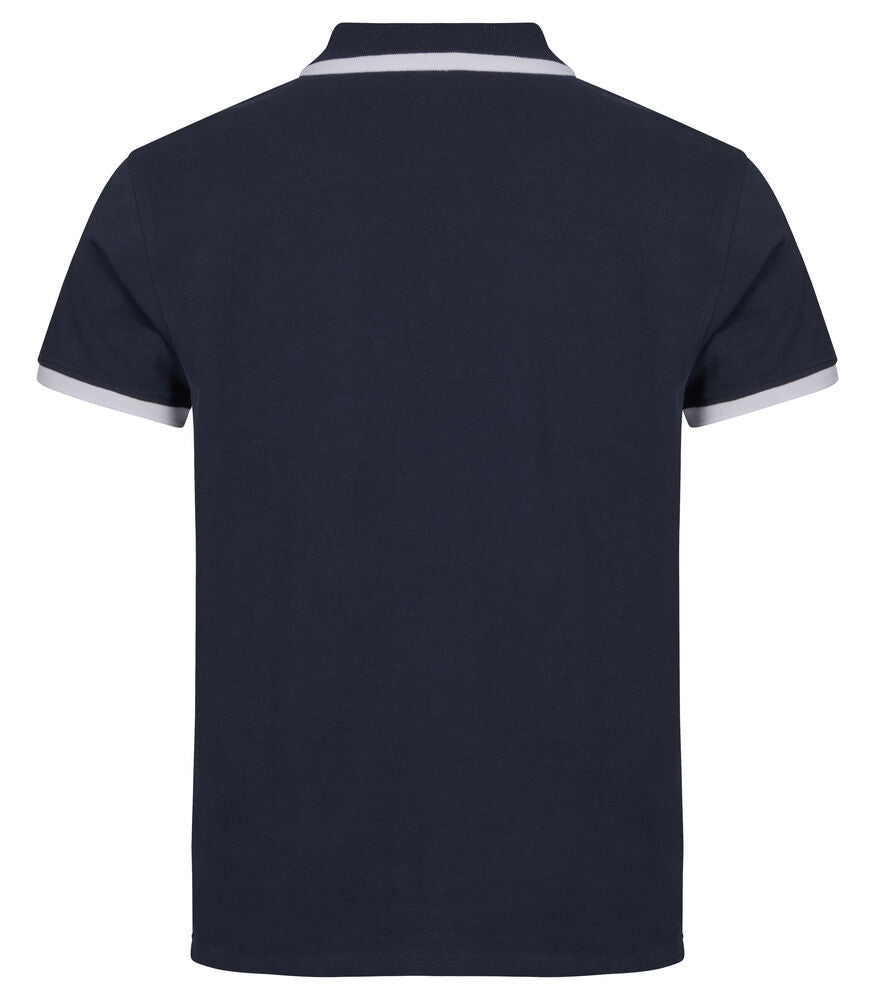 Clique Austin Polo Heren dark navy achterkant