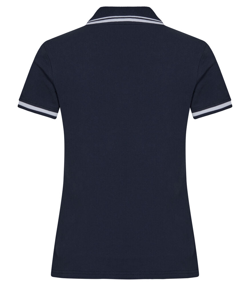 Clique Astoria Polo dark navy achterkant