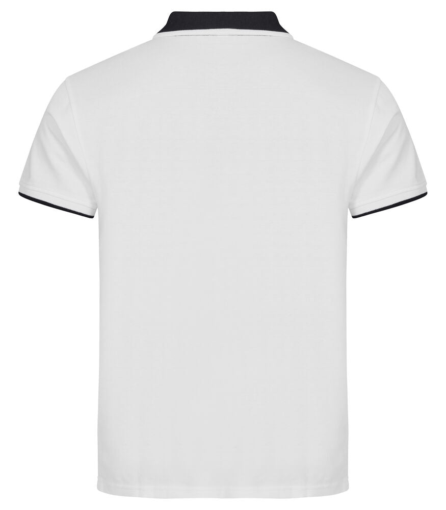 Clique Conrad Polo wit achterkant