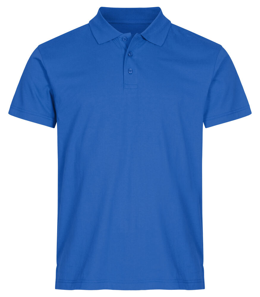 Clique Single Jersey Polo kobalt