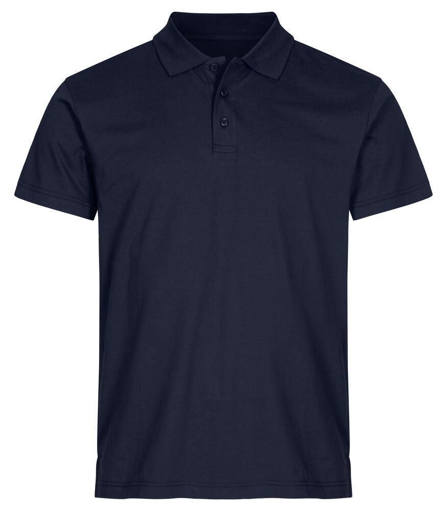 Clique Single Jersey Polo dark navy