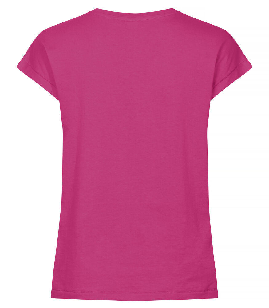 Clique Fashion Top Dames helder kersen achterkant