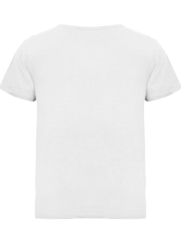 Clique Basic-t loose fit wit achterkant