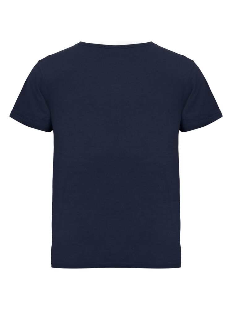 Clique Basic-t loose fit dark navy achterkant