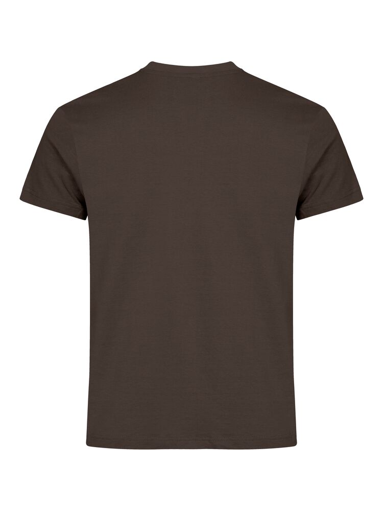 Clique Basic-T dark mocca achterkant