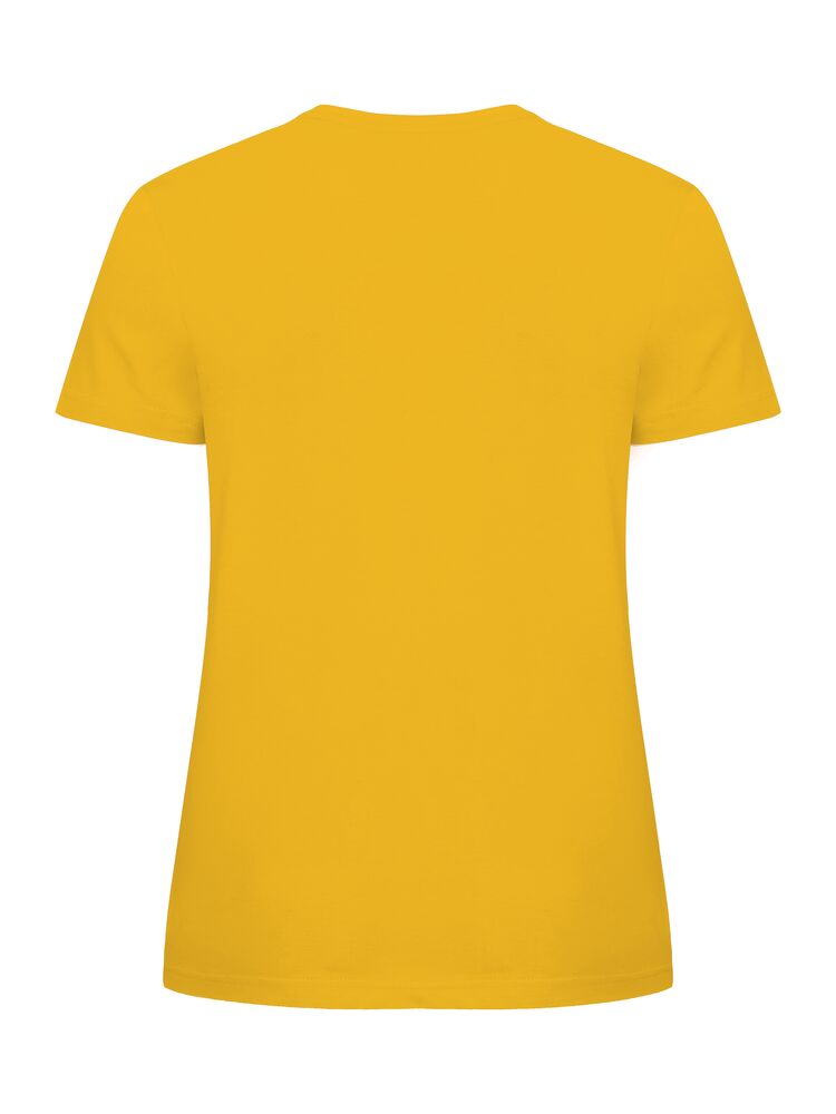 Clique Basic-T Dames lemon achterkant