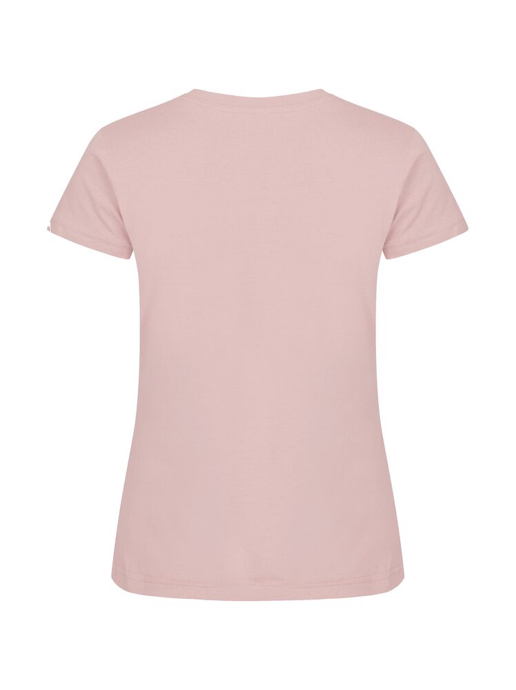 Clique Basic-T Dames candy roze achterkant