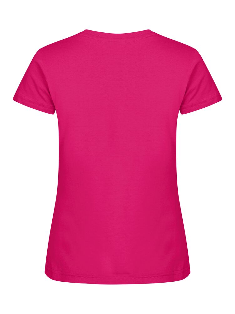 Clique Basic-T Dames helder kersen achterkant