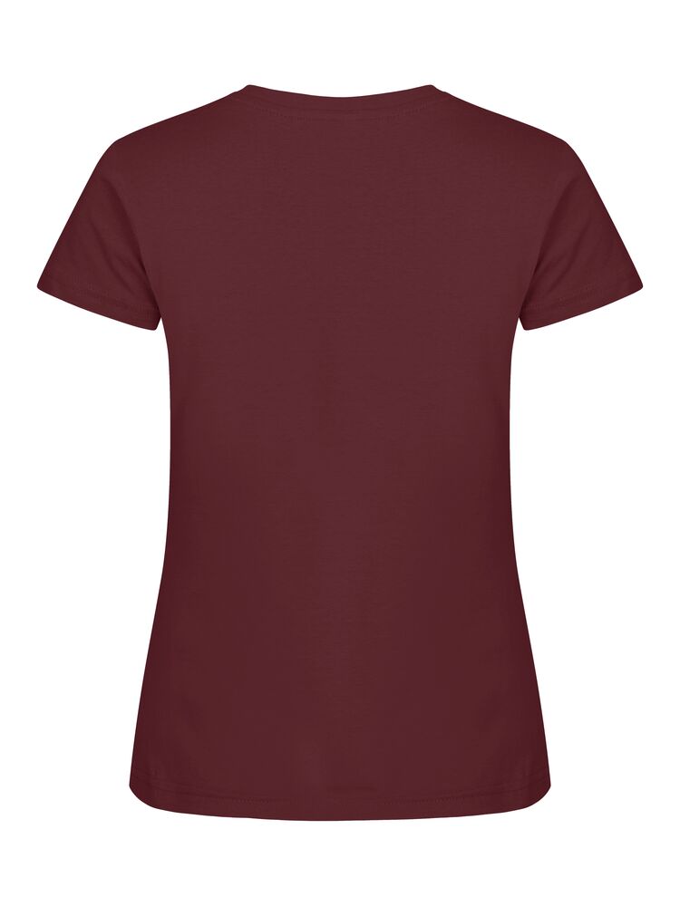 Clique Basic-T Dames bordeaux achterkant